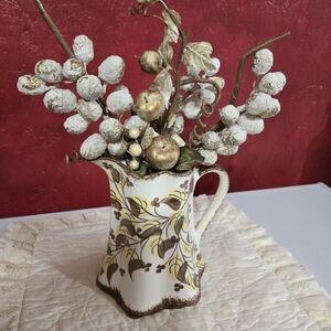 Vintage Cash Family Pottery Pitcher